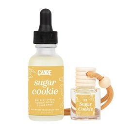 Car Freshener & Refill Bundle - Long Lasting Car Fragrance:_Sugar Cookie