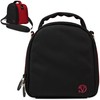 VanGoddy Laurel Red Compact Camera Bag fits Nikon D7100, D7000,