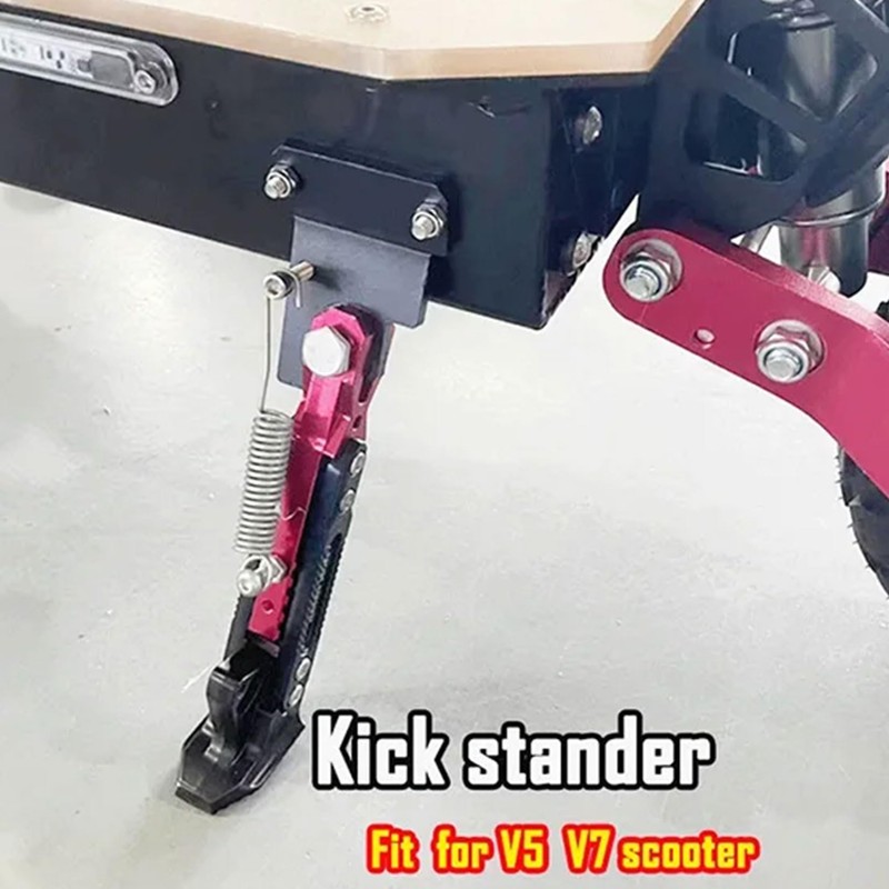 Scooter Stand - Including bracket hole 2.16in Adjustable Kickstand Foot