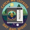 Northport, Michigan, Catch Me Outside, Camping Scene, Vector (1000 Piece