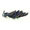 Premier Peacock With Feather Tail On Clip - 25cm