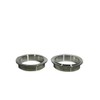 4.00" V Band Flange, T304 Stainless Steel, Pair (LH +