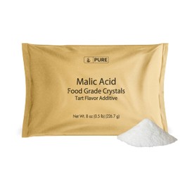Pure Original Ingredients Malic Acid (8 oz) Food Grade Crystals, Tart Flavor