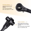 SEIWEI 3-in-1 Scaffolding Ratchet Wrench CV Steel Scaffolding Ratchet Lever,