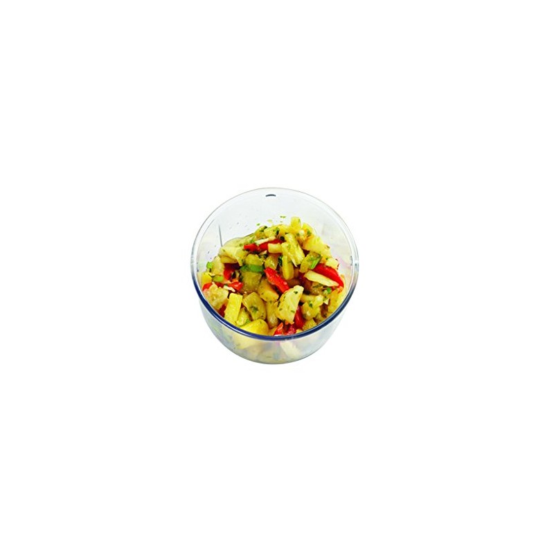 Chef'n Vegetable Chopper VeggiChop in Green/White, Stainless Steel 11.5 x