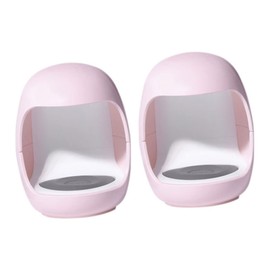 LALAFINA 2pcs Pink Usb Mini Nail Dryer Lamp Portable Uv Led Gel Curing Tool for Professional Manicure Single Finger Design for Home Salon Use