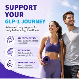 GLP-1, GLP1 Supplement for Women Men, Digestive & GLP-1 Support, 60 Caps