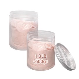 LECEHIVO 2 Pcs 1.3 Pound Cerium Oxide Polishing Powder High Grade Cerium Oxide Glass Scratch Compound Remover with 2 Plastic Bottle for Buffing Repair Ceramics