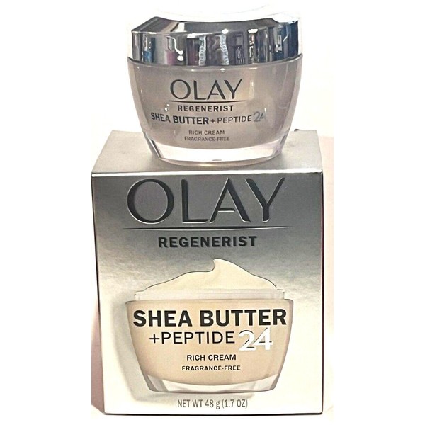 Olay Regenerist Shea Butter + Peptide 24 Rich Cream Fragrance Free