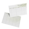 Generic Treatment Additional Client Record Card for Nails, Beauty, Hair