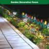 10 Pack Garden Fencing Animal Barrier, 10.8ft(L) X 17in(H) No