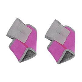 1 Pair Children's Ankle Brace Girls Boys Ankle Protection Sports Foot Wraps Ankle Support with Velcro Fastening, Ankle Brace, Sports Volleyball Basketball Skiing Needs (M Pink)