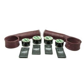 Hose Candy 311040005 Red/Black Carbon Fiber Upper and Lower Radiator Hose Skin Kit with Black Heat Shrink