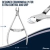 XIMTRA Cuticle Cutter Professional Stainless Steel 11.5cm with 7mm Cutting