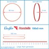 Läufer Rondella Rubber Bands 500 g Box 100x5 mm/65 mm
