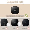 CaseBot Matte Black Wall Plate for 2022 Ecobee Smart Thermostat