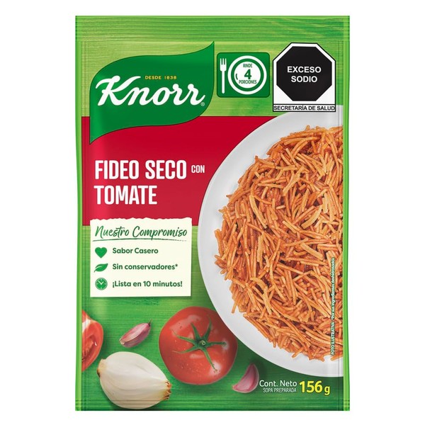 Sopa de Fideo Seco Knorr con Tomate 156 g