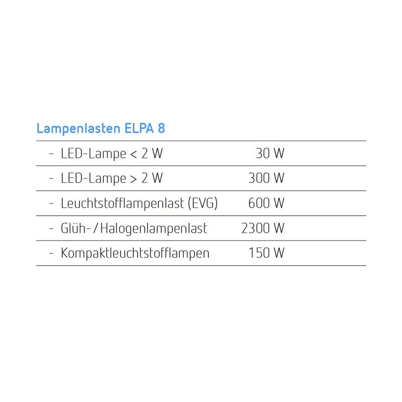 Theben ELPA Staircase Timer Switch, ELPA8
