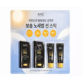 AHC 마즈터즈 선스틱 22g x 2 선크림 10g x 2 세트 AHC Masters Sunstick 22g x 2 Sunscreen 10g x 2 Set