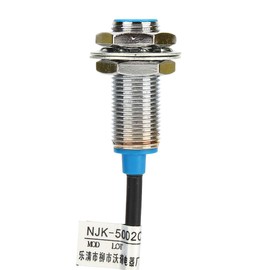 Walfront 10mm NPN Sensor Proximity Switch Hall Effect 3-Wire Normal Open Capacitive Sensor Sensor Detector with Magnet 5-24VDC 6-36VDC 1.2M