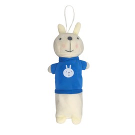 XIANFANG Plush Bunny Cosmetic Bag with Large Capacity, Soft and Durable Organizer for Makeup and Travel for Women, B