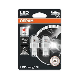 OSRAM LEDriving SL, LED Signal Lamps, Off-Road Only, Non ECE, Double Blister, Red, W16W