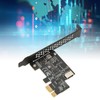 PCIE to USB 3.2 Expansion Card Black 5Gbps High Speed