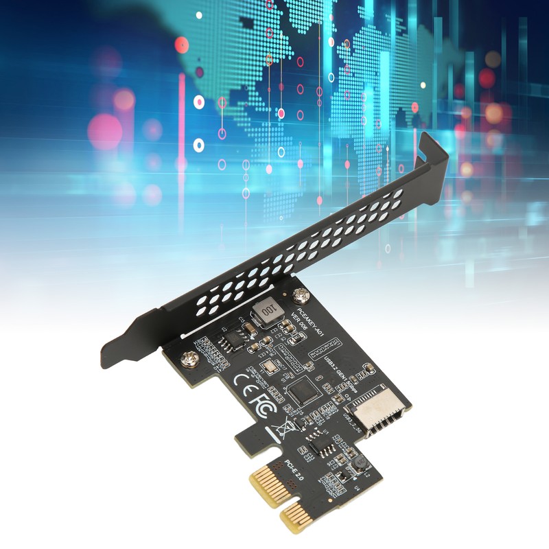 PCIE to USB 3.2 Expansion Card Black 5Gbps High Speed
