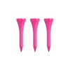IZZO Golf Wood Golf Tees, 1.75 Inch, Neon Pink (Pack
