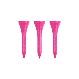 IZZO Golf Wood Golf Tees, 1.75 Inch, Neon Pink (Pack of 200)