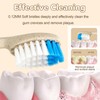 4 in 1 Pre-Pasted Toothbrushes with Tongue Scraper & Toothpick，26