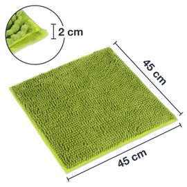 WohnDirect bath mat, bathroom rug, can be combined into a set, non-slip and washable, toilet set