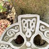 Darthome Ltd Ancient Stone Celtic Cross Tile Hanging Garden Ornament