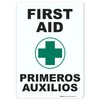 Brimar - 7 x 10" - Bilingual First Aid Sign