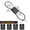 RESET-STS 4 Digit Combination Lightweight Security 40cm Cable Lock -