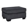 Signature Design by Ashley Altari Modern Rectangular Accent Ottoman, Dark