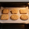 7Pcs Baking Cookie Cutters Shapes Flower Texture Roller Star Round