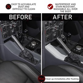 Hudiriy Auto Gear Shifter Console Side Storage Box Compatible with Ineos Grenadier 2020-2025 Car Handbrake Console Side Storage Box Interior Accessories (Gray)