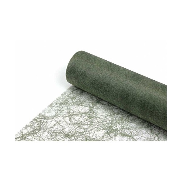 Protinam Table Runner, Polyester, 6605 Moss Green, 20m