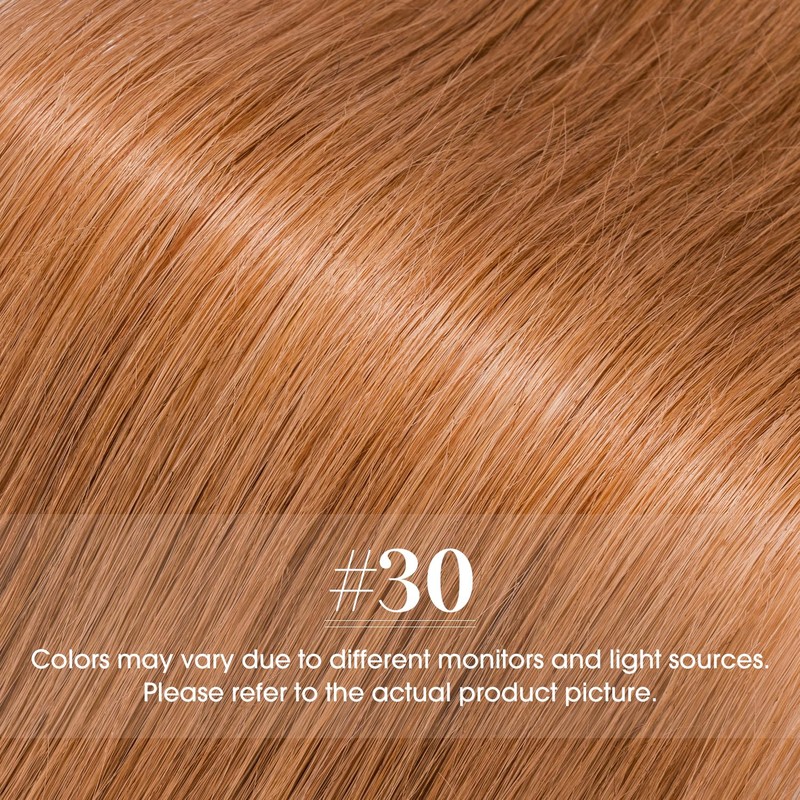 TESSHAIR Clip in Hair Extensions Real Human Hair 14 Inch