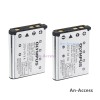For Olympus 2Pcs original Olympus Li-42B Battery For X800 FE-200