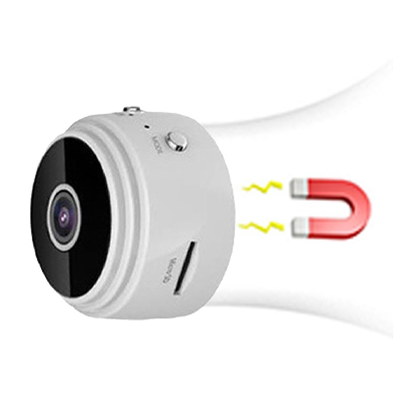 WiFi Remote Camera 1080P HD Infrared Night Vision Compact Size