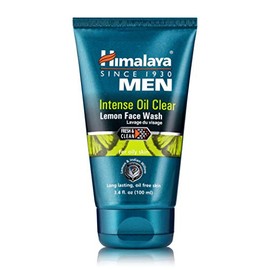 Himalaya Lavado facial de limón transparente para hombre, limpieza profunda, limpiador facial diario, no seco, para piel normal a grasa, 3.38 onzas