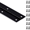 Black Piano Hinge 36 Inch x 2 Inch Heavy Duty