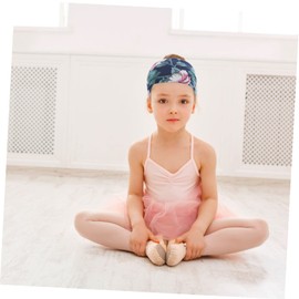 BIUDECO 4pcs Black Hair Band for Yoga Sports Fitness Sports Sweat Headbands Comfortable Elastic Material