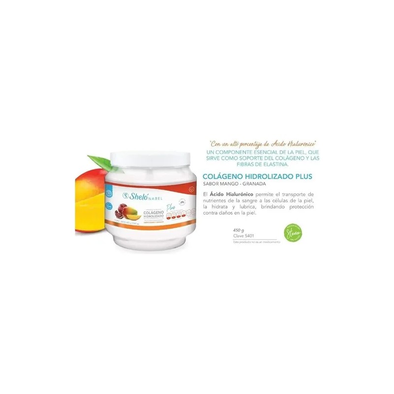 Acido Hialuronico Colag Mango Granada 450g Shelo Nabel S401