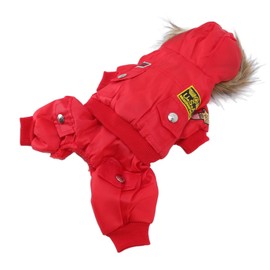 Winter Dog Coats Autumn Thickening Cotton Soft Comfortable Dog Warm Hoodie for Small Medium Dogs Puppy M