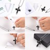 None 316l Stainless Steel Cremation Necklace Classic Cross Urn Pendant
