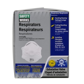 Safety Works 10102483 N95 Respirator (10 Pack)