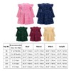 Girls Sparkly Dress Long Sleeve Sequin Velvet Christmas Dresses Girls